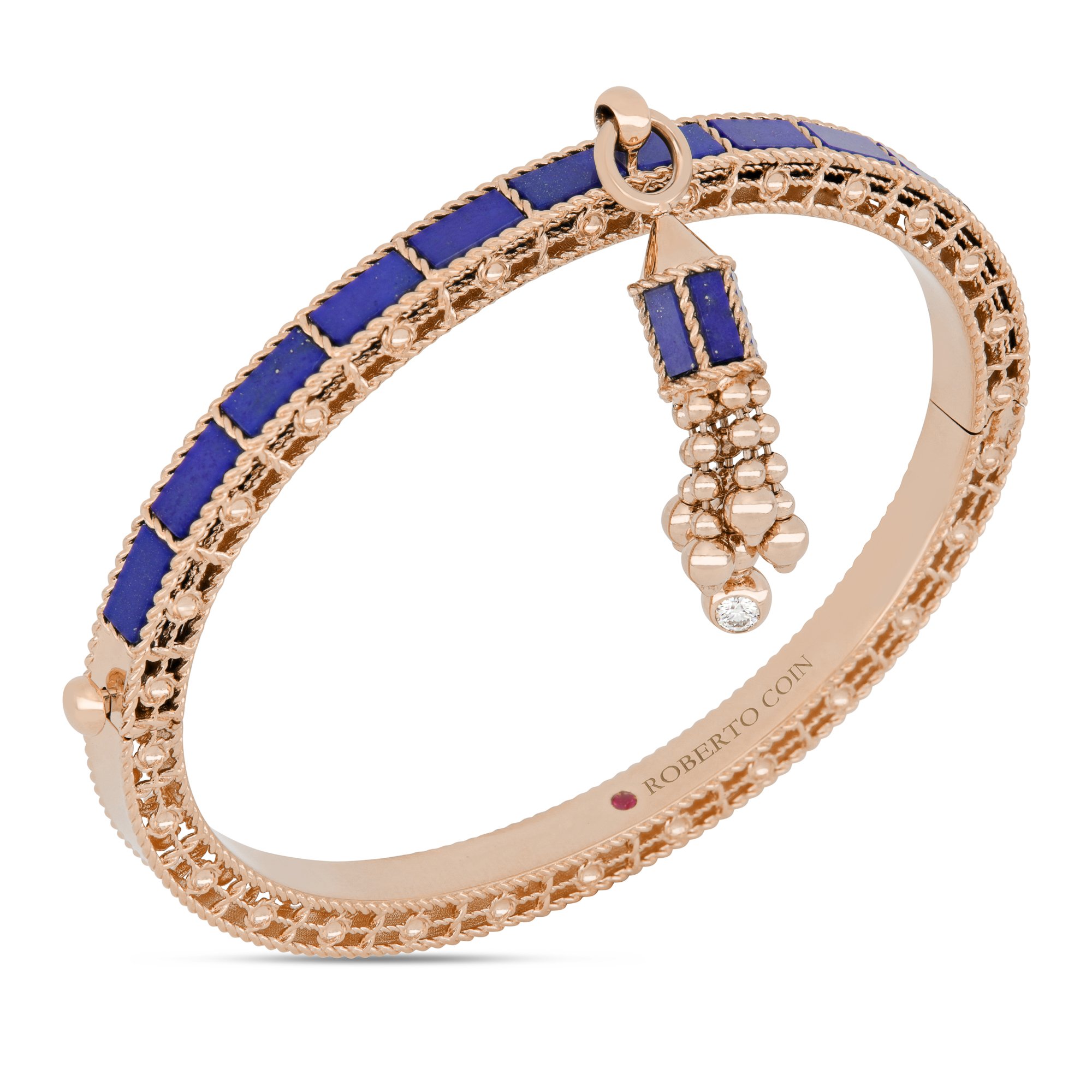 ROBERTO-COIN-ART-DECO-BANGLE-18KT-ROSE-GOLD-WITH-LAPIS-WITH-DIAMONDS-MINI-VERSION_ADV888BA2250-SIDE ROBERTO-COIN-ART-DECO-BANGLE-18KT-ROSE-GOLD-WITH-LAPIS-WITH-DIAMONDS-MINI-VERSION_ADV888BA2250-SIDE