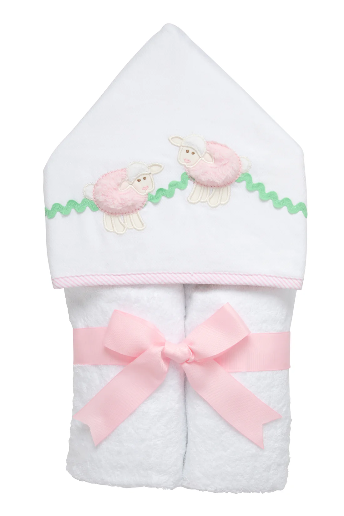 Lamb Everykid Towel, Pink