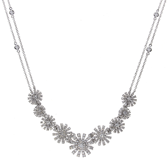 Margherita Necklace White Gold With Diamond