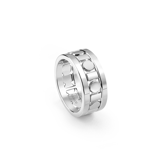Belle Epoque Reel Ring White Gold