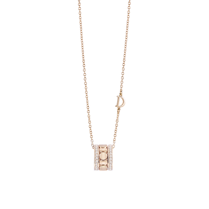 Belle Epoque Reel Necklace Pink Gold With Diamond