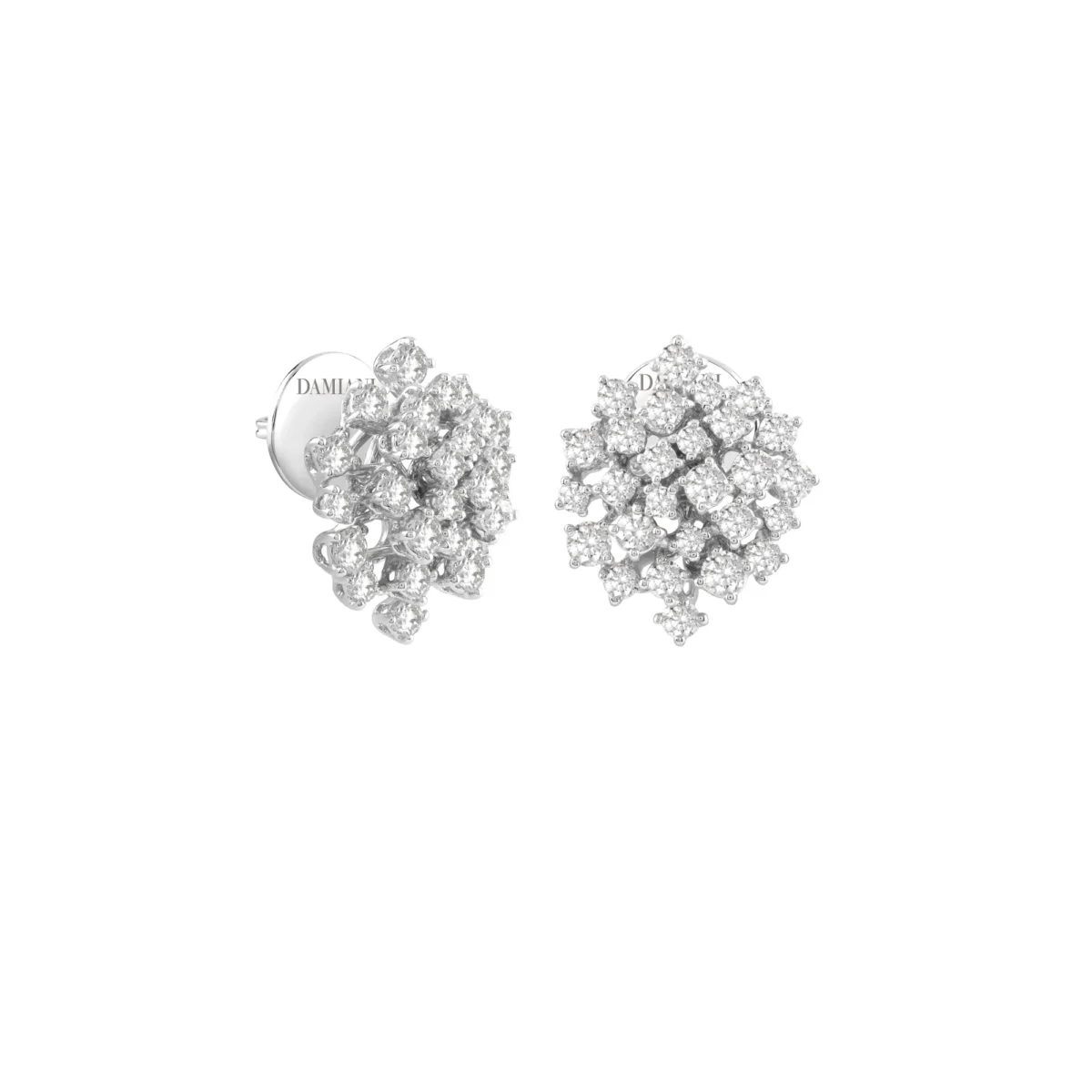 Mimosa Earrings White Gold With Diamond