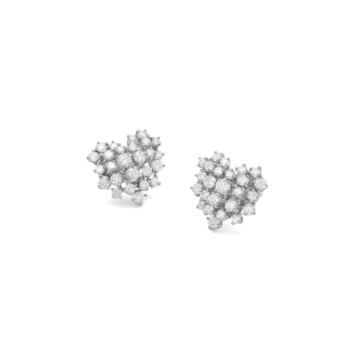 Mimosa Earrings White Gold With Diamond